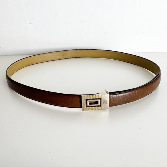 Vintage Pierre Cardin Made In Italy Belt Brown size 34-38" - Picture 1 of 3